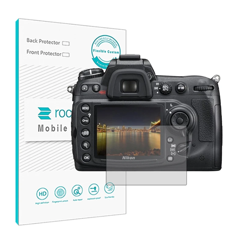 محافظ صفحه نمایش دوربین شفاف راک اسپیس مدل HyGEL مناسب برای دوربین عکاسی نیکون D300-D300S