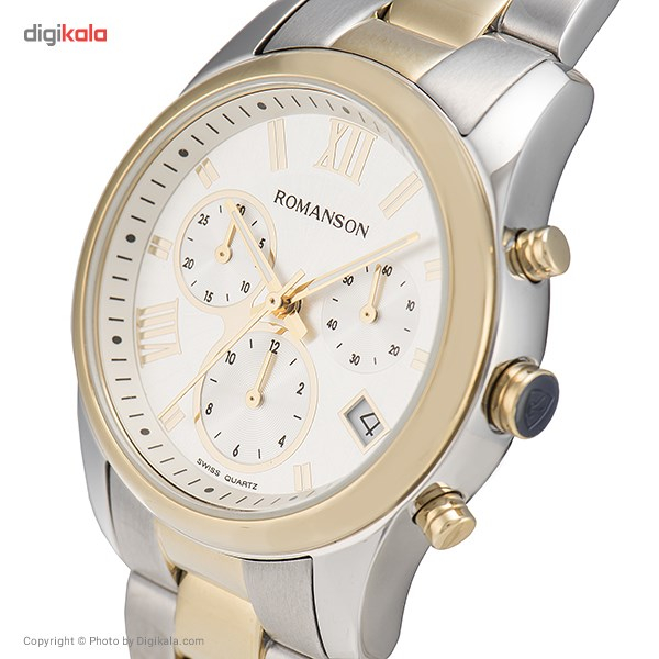 ساعت مچی عقربه ای زنانه رومانسون مدل RM6A01HLCCASR5