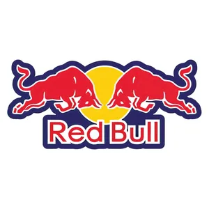 استیکر خودرو پویا مارکت طرح ردبول کد 3042