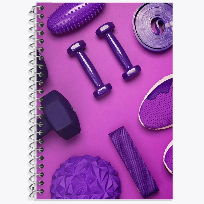 دفتر زبان 50 برگ خندالو مدل دو خط طرح باشگاه و ورزش کد F1499