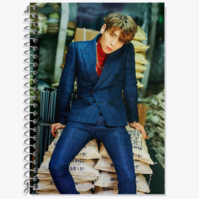 دفتر لغت 50 برگ خندالو مدل جونگهیون گروه شاینی Shinee کد 12358