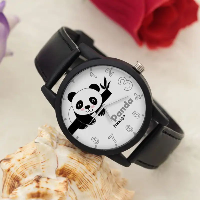 ساعت مچی عقربه ای ناکسیگو مدل پاندا کد LF11508