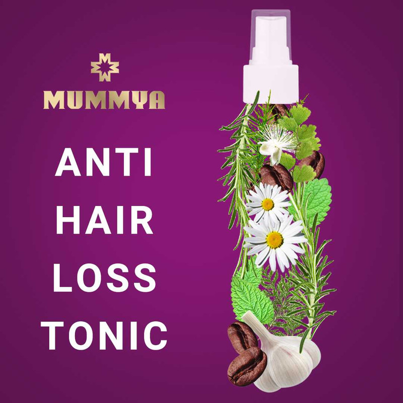 تونیک تقویت کننده و ضد ریزش مو مومیا مدل 10 گیاه حجم 150 میلی لیتر