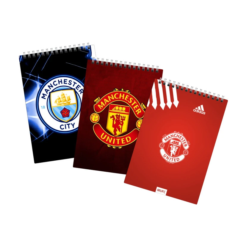 دفتر نقاشی 40 برگ لالالی لو طرح لوگو تیم منچستر کد 28 مجموعه 3 عددی