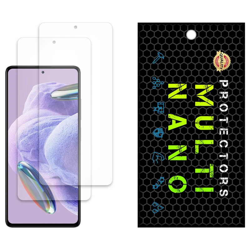 محافظ صفحه نمایش مات مولتی نانو مدل X-S2M مناسب برای گوشی موبایل شیائومی Redmi Note 12 Discovery Edition بسته دو عددی