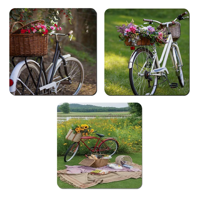 مگنت صباطرح مدل دوچرخه کد M1310 مجموعه 3 عددی