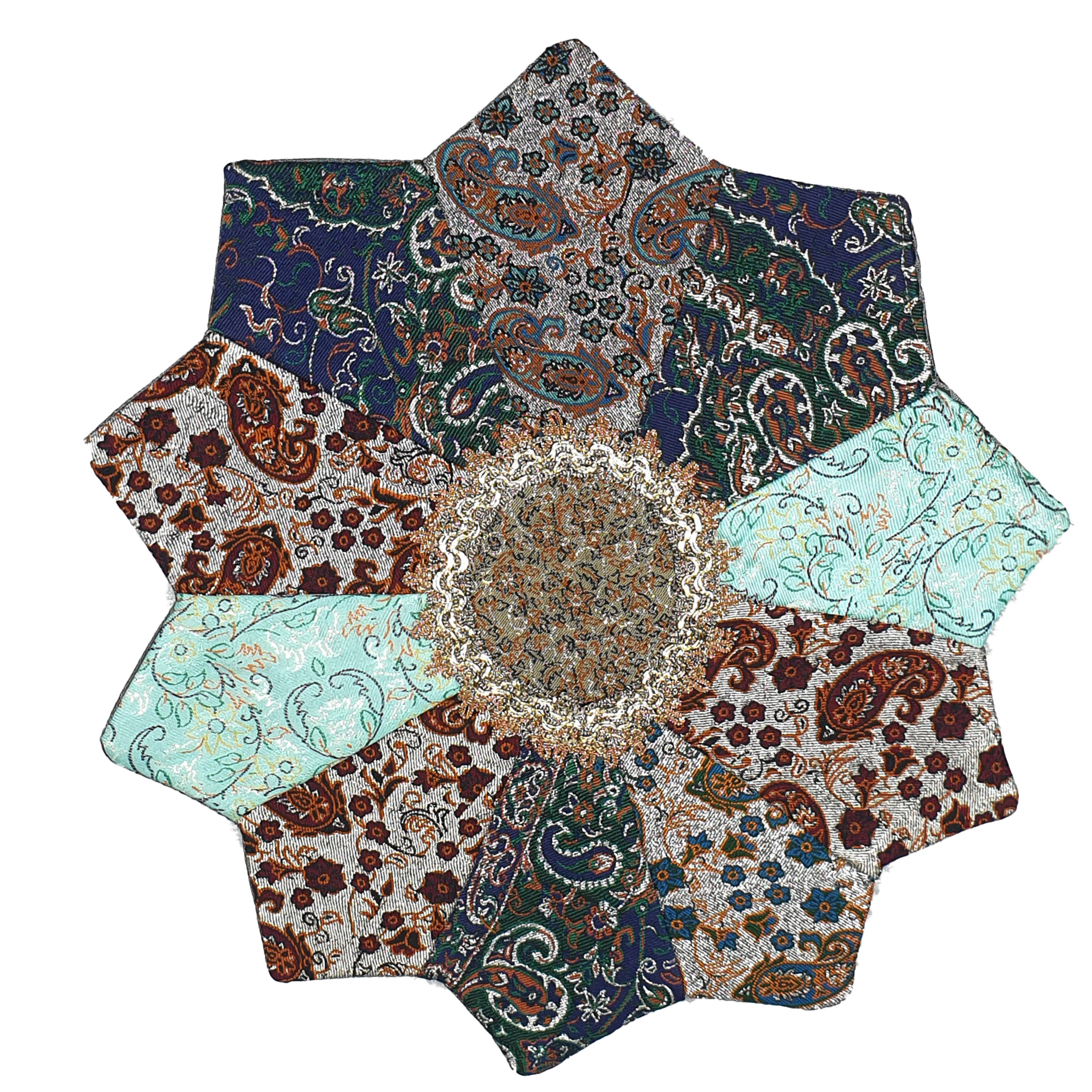 رومیزی ترمه مدل نسترن کد p163