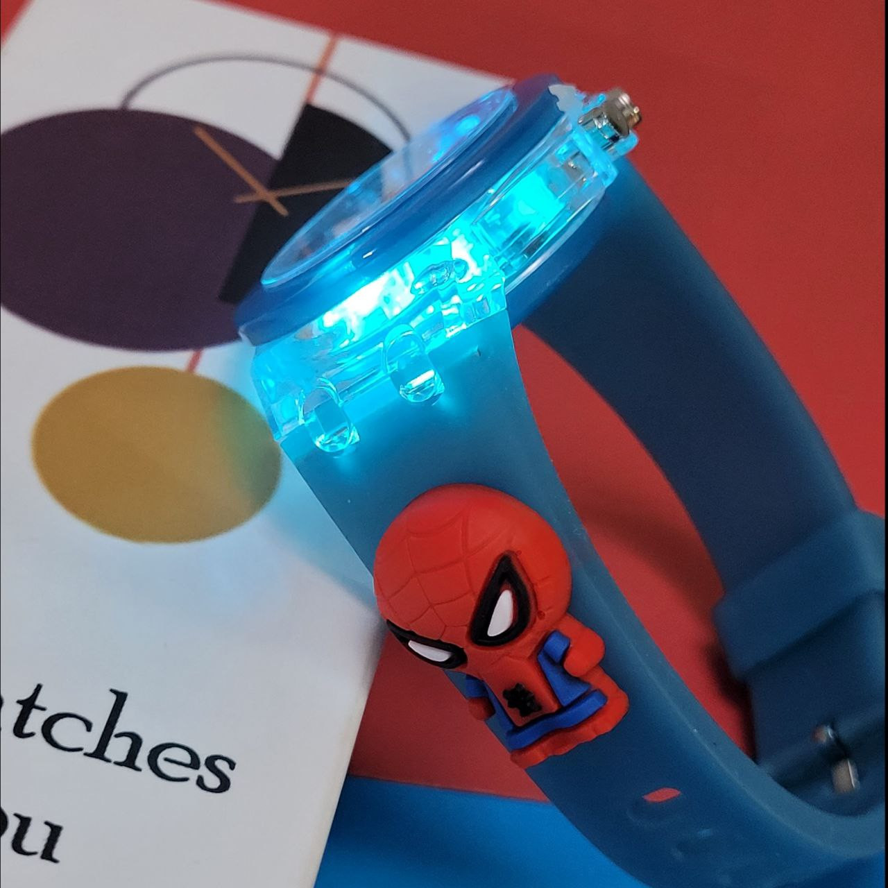 ساعت مچی  عقربه ای مدل چراغدار کد 02