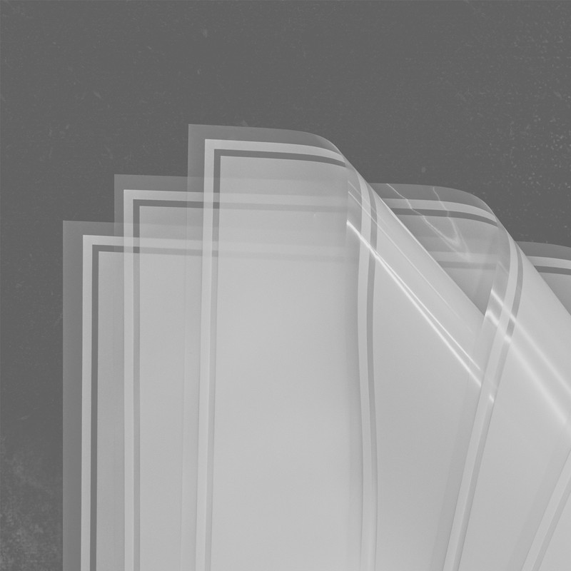 کاغذ کادو مدل 3003 طرح شفاف بسته 20 عددی سایز 50*70 سانتی متر