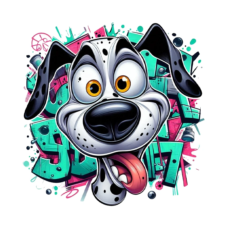 استیکر پارچه و لباس پاد آفرین مدل کارتونی کد S011