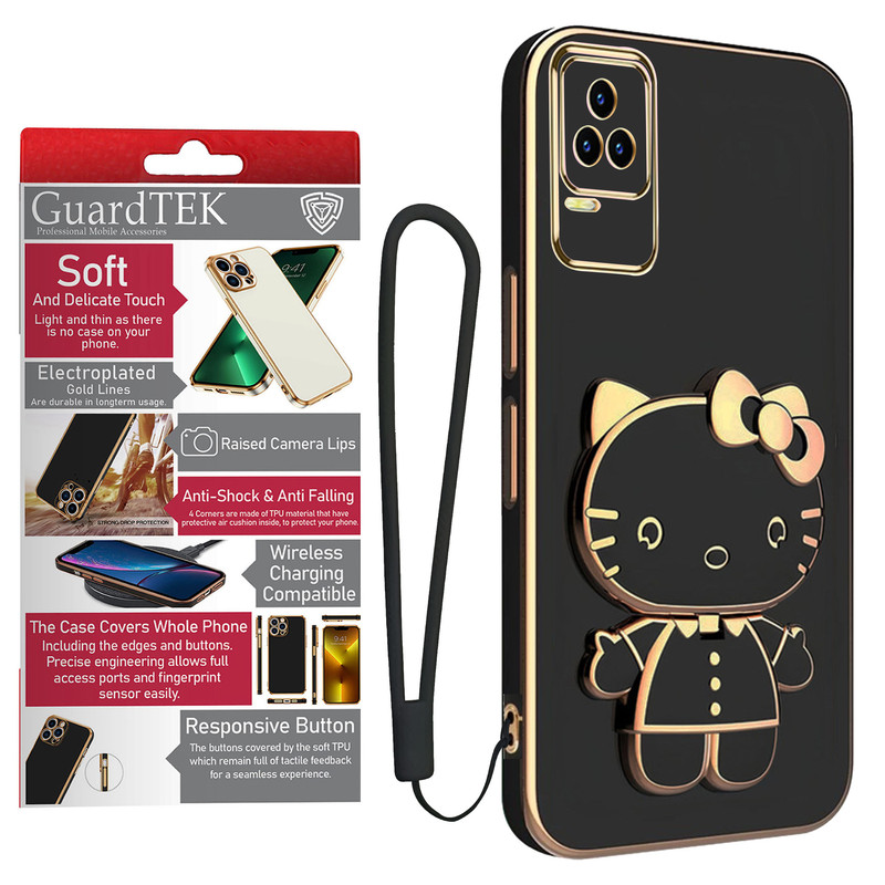 کاور گاردتک آساک مدل Kitty Strap مناسب برای گوشی موبایل شیائومی Poco F4 5G/ Redmi K40S به همراه بند