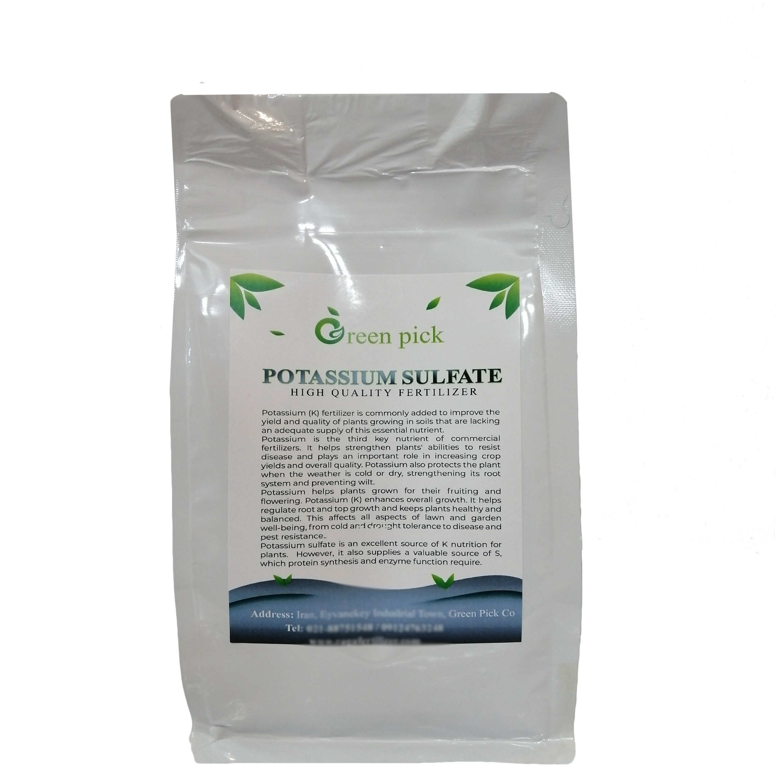 کود سولفات پتاسیم پودری گرین پیک مدل POTASSIUM SULFATE 1000 وزن یک کیلوگرم کود سولفات پتاسیم پودری گرین پیک مدل POTASSIUM SULFATE 1000 وزن یک کیلوگرم