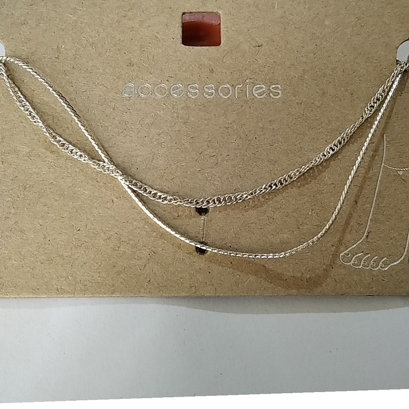 پابند زنانه اکسسورایز مدل دو لاین B1 پابند زنانه اکسسورایز مدل دو لاین B1