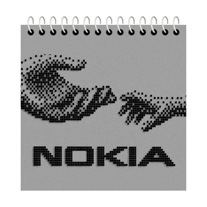 دفترچه یادداشت 50 برگ آلبالو مدل نوکیا کد 4113