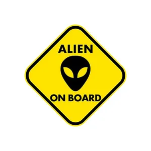برچسب موتور سیکلت رایسان طرح Alien On Board کد sm0110