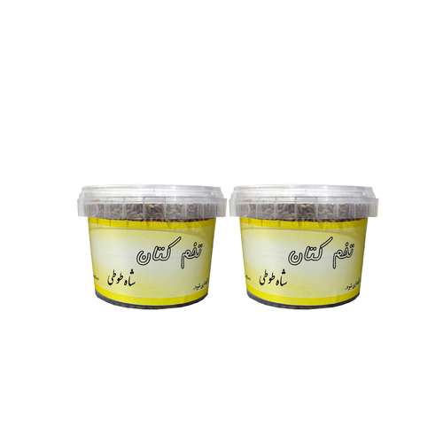 تخم کتان مدل شاه طوطی وزن 200 گرم بسته دو عددی