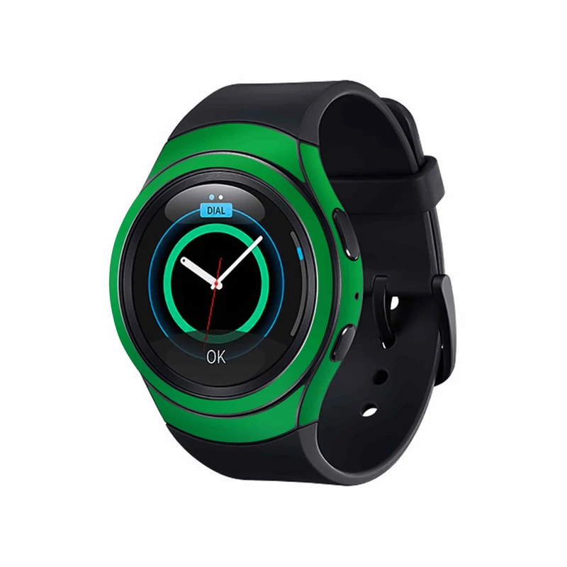 برچسب ماهوت طرح Matte-Green مناسب برای ساعت هوشمند سامسونگ Galaxy Gear S2