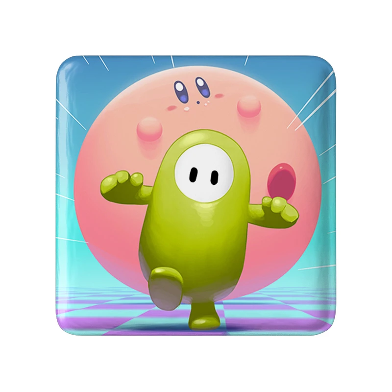 پیکسل خندالو طرح بازی فال گایز (Fall Guys) مدل مربعی کد 32797