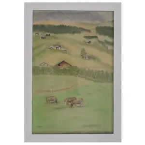 تابلو نقاشی پاستل گچی مدل Nature  کد TR0003 