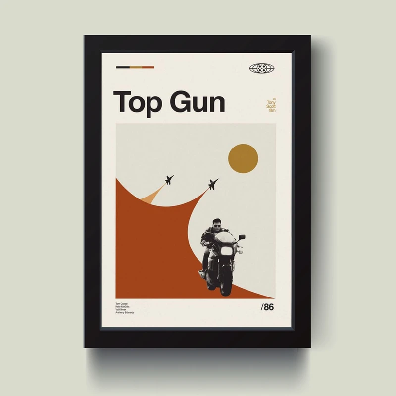 تابلو مدل Top gun طرح تام هاردی کد Q2126