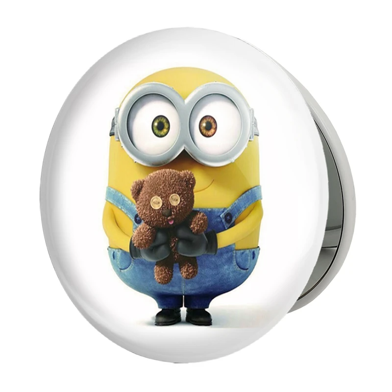 آینه جیبی خندالو طرح مینیون Minion مدل تاشو کد 5914 