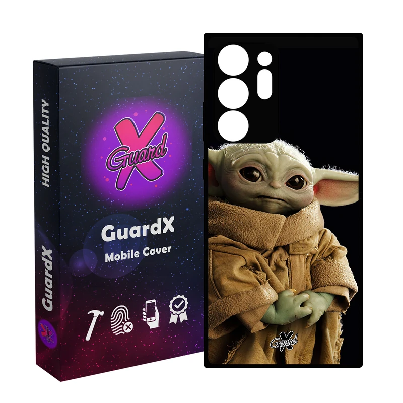 کاور گارد ایکس طرح بیبی یودا مدل Glass10469 مناسب برای گوشی موبایل سامسونگ Galaxy Note 20 Ultra