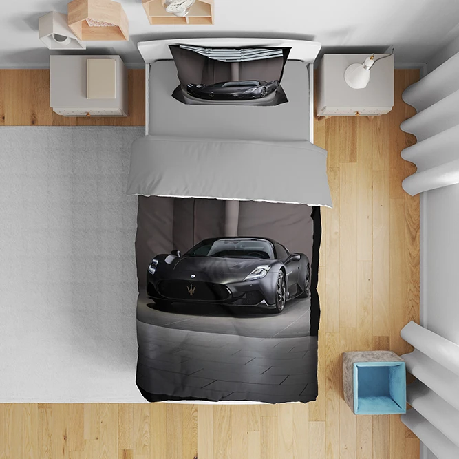 سرویس روتختی مدل ماشین اسپرت 5163 تکنفره 5 تکه