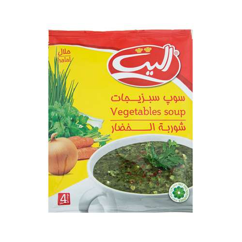 سوپ سبزیجات الیت - 75 گرم بسته 12 عددی