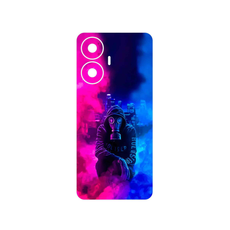 برچسب پوششی ماهوت مدل Smoke Rainbow Digital Art 2 مناسب برای گوشی موبایل ریلمی C55