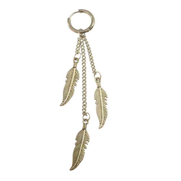 پیرسینگ گوش طرح پر کد p544 پیرسینگ گوش طرح پر کد p544