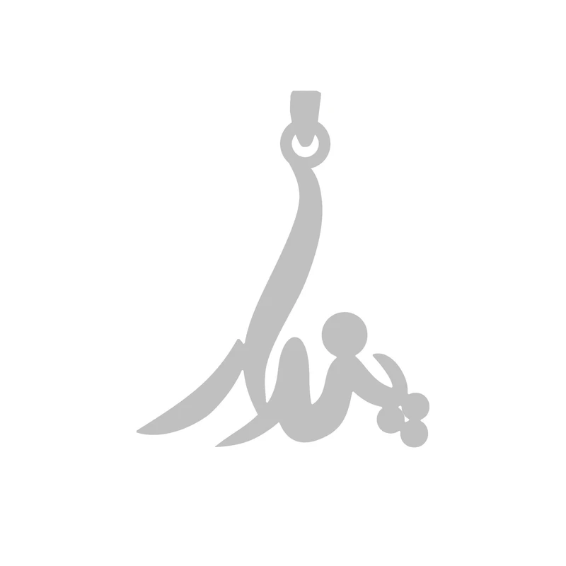 آویز گردنبند نقره گالری طلا و جواهر اپال مدل اسم پندار