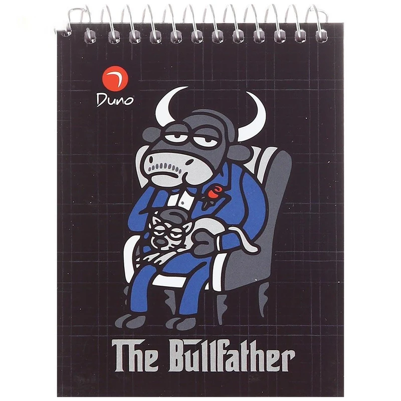 دفترچه یادداشت 80 برگ دونو مدل 912 طرح The Bullfather