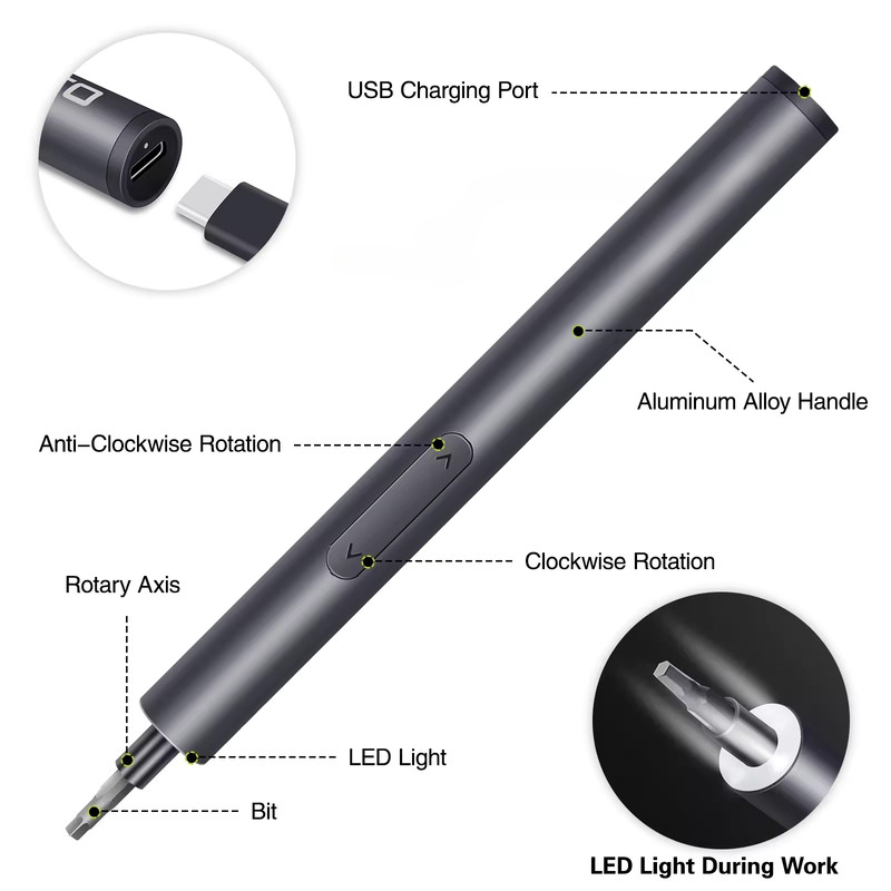 پیچ گوشتی شارژی بمیدی مدل EPS01