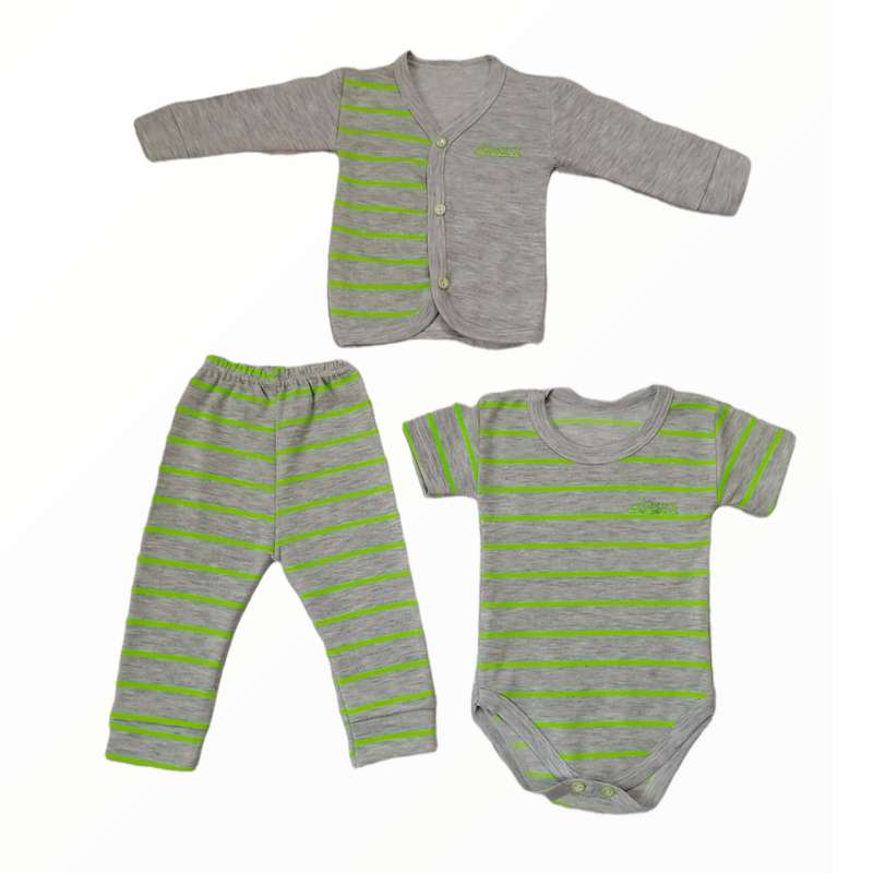 ست 3 تکه لباس نوزادی مدل F01