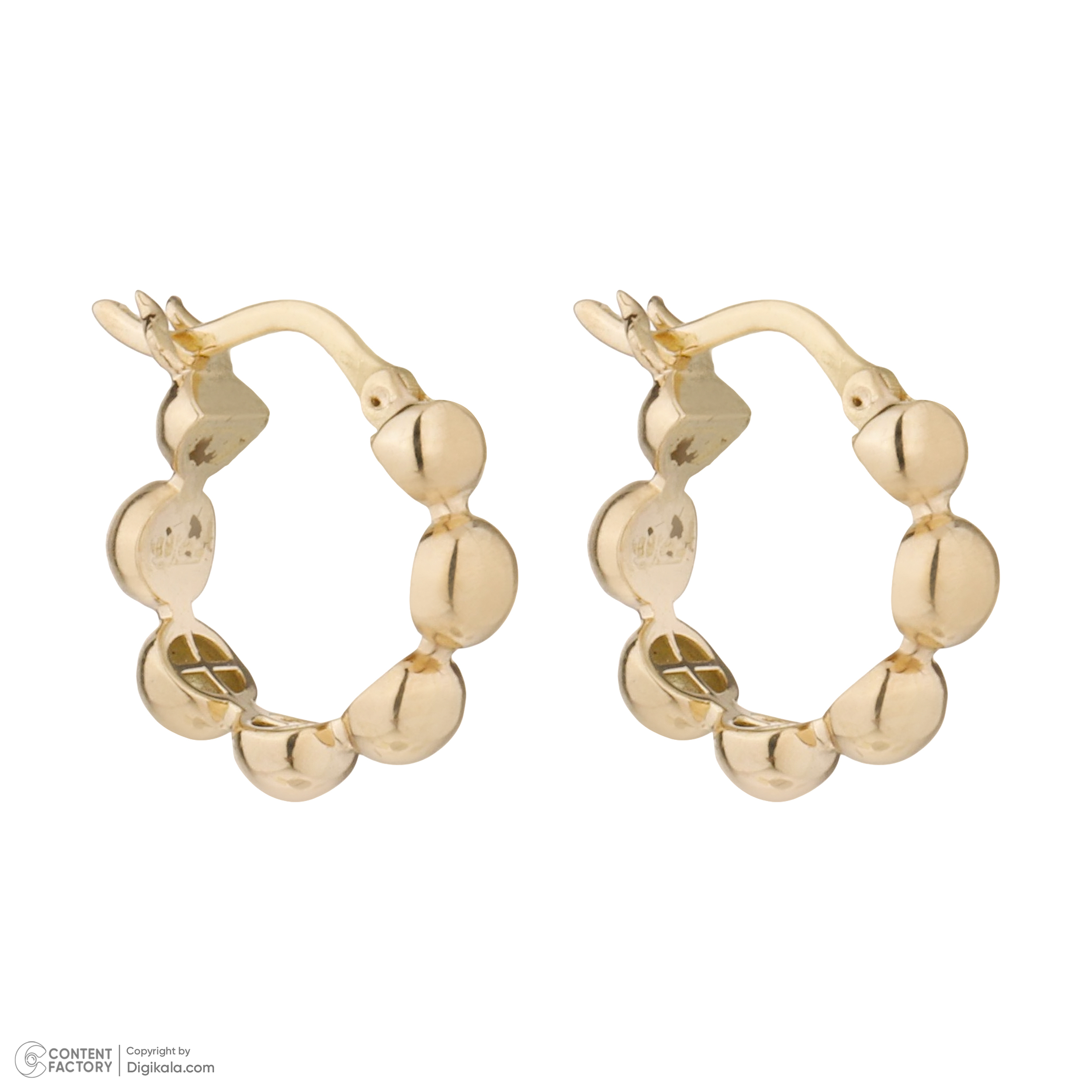 گوشواره طلا 18 عیار زنانه تاج مدل 1007