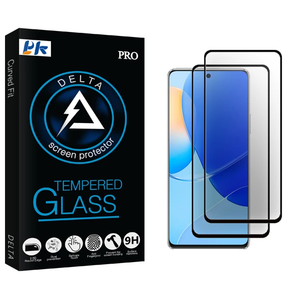 محافظ صفحه نمایش سرامیکی پی کی مدل Delta Glass MIX2106 مناسب برای گوشی موبایل هوآوی Nova 9 SE بسته دو عددی