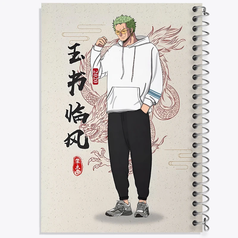 دفتر مشق 50 برگ خندالو طرح انیمه وان پیس کد N3629