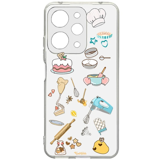 کاور طرح آشپزی مناسب برای گوشی موبایل شیائومی  Poco M6 Pro 5G