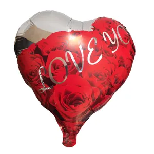 بادکنک فویلی طرح قلب I Love you مدل IRkl4866