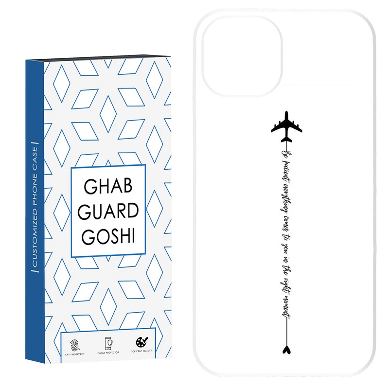 کاور قاب گارد گوشی طرح نوشته کد TPU-477 مناسب برای گوشی موبایل اپل iPhone 13 / 14