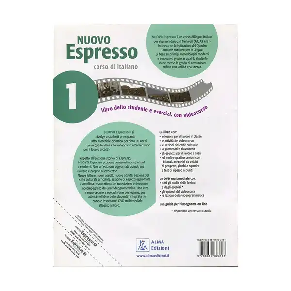 کتاب Nuovo Espresso A1 اثر Giovanna Rizzo انتشارات آلما اديزوني