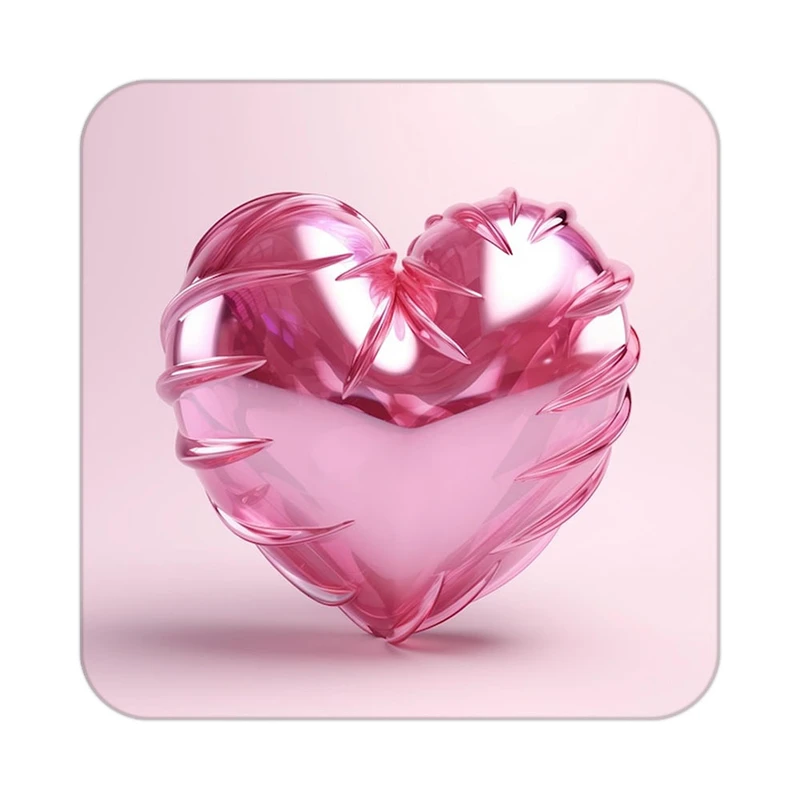 زیر لیوانی کاکتی طرح عاشقانه مدل mp36523