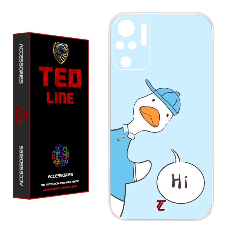 کاور تد لاین طرح اردک کد 1104 مناسب برای گوشی موبایل شیائومی Redmi Note 10 4G / Note 10S / Poco M5S