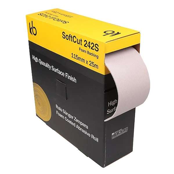 رول  سنباده اسفنجی کا بی مدل P120 رول 25 متری