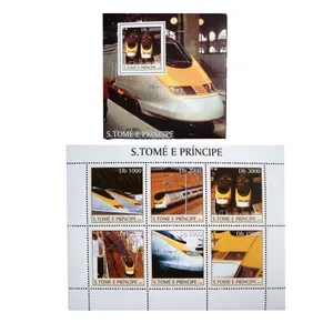 تمبر یادگاری مدل قطار کد T101 مجموعه 7 عددی