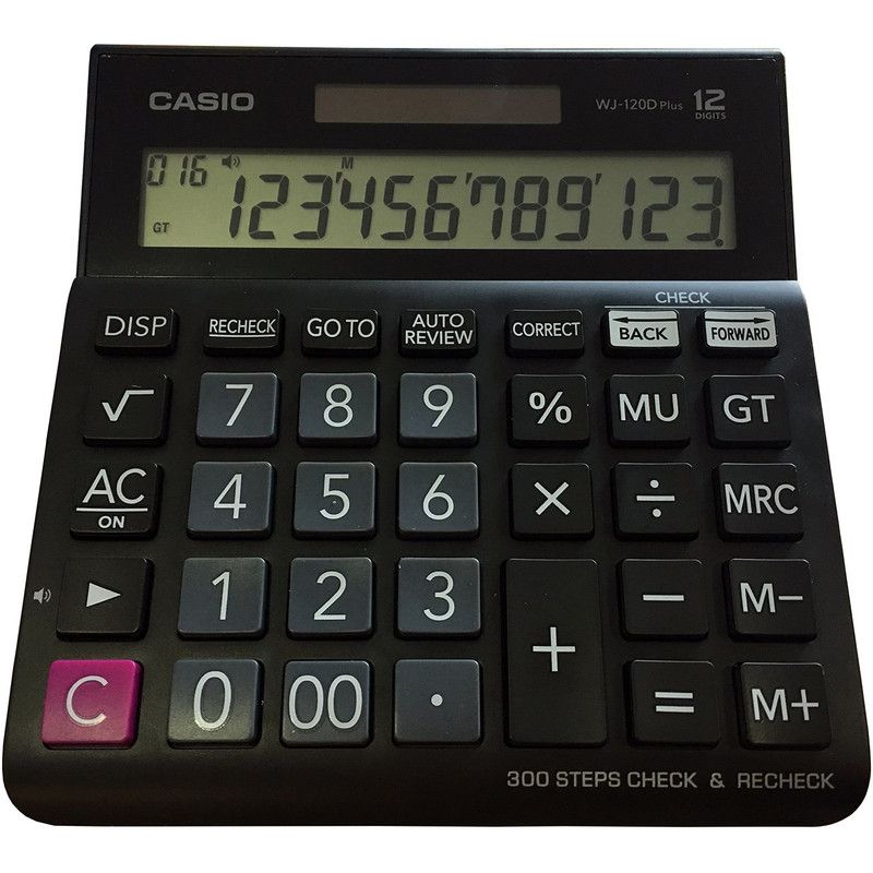 ماشین حساب کاسیو مدل WJ-120D Plus
