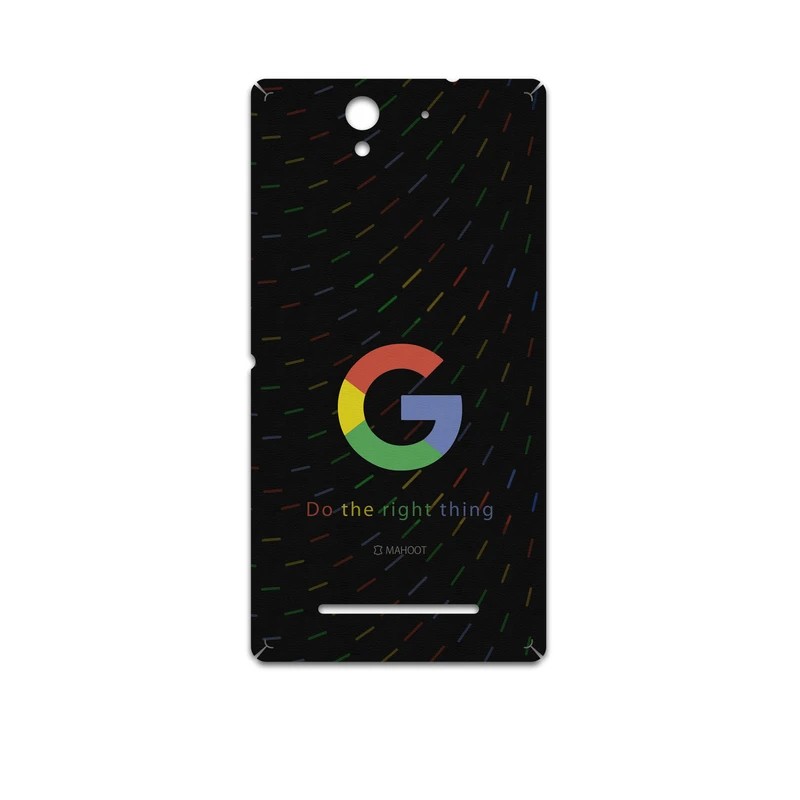 برچسب پوششی ماهوت مدل Ggl مناسب برای گوشی موبایل سونی Xperia C3 Dual