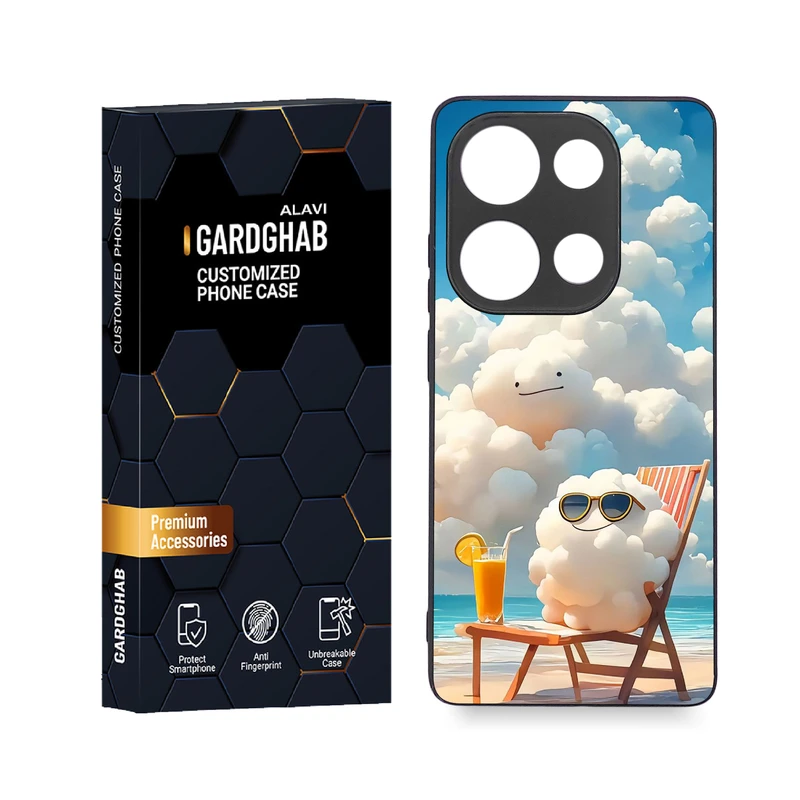 کاور گارد قاب علوی مدل دور ژله ای مناسب برای گوشی موبایل شیائومی Poco M6 Pro 4G