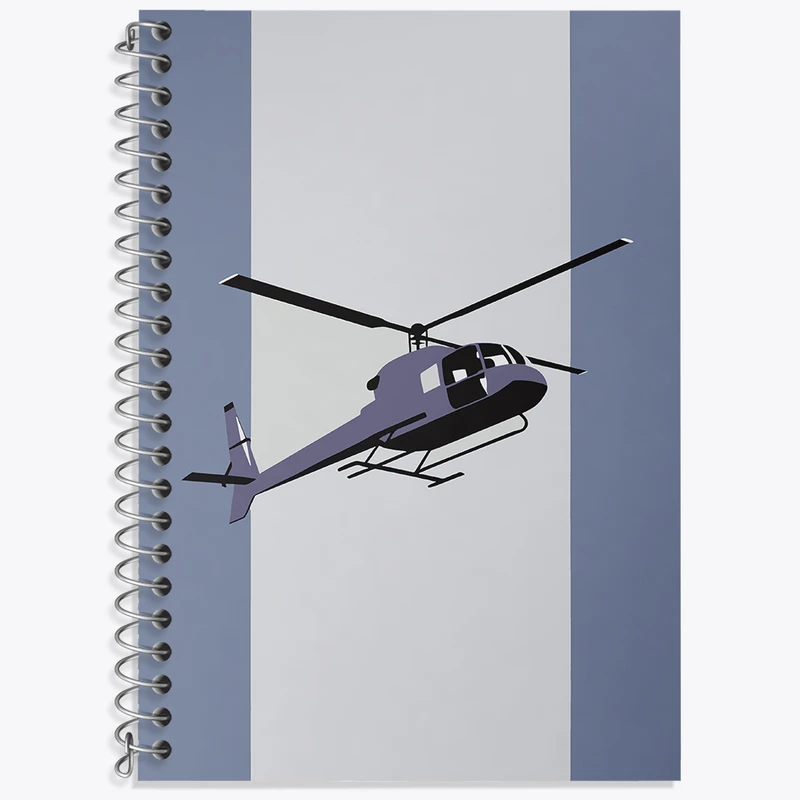 دفتر نت موسیقی 50 برگ خندالو طرح بالگَرد (Helicopter) کد N5964