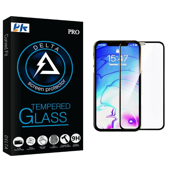 محافظ صفحه نمایش پی کی مدل Delta Glass مناسب برای گوشی موبایل اپل iphone 12